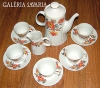 Epiag Czech porcelain coffee set