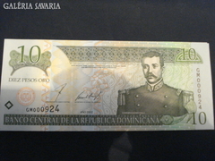 Dominika 10 pesos UNC
