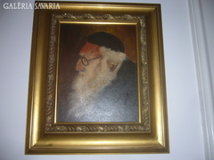 JUDAIKA A mi igaz rabbink....44 cm x 50cm festmény