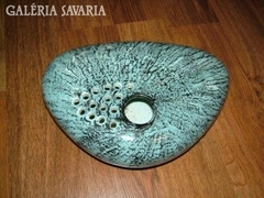 Applied art ceramic centerpiece - dried flower holder