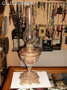 Régi bronz petróleum lámpa