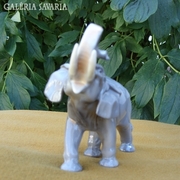 Elefánt porcelán figura
