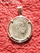 Ferencz József ezüst 1 koronás medál