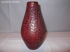 Zsolnay  repesztett mázas váza