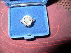 Markazitos ezüst gyűrű