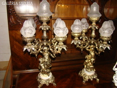 asztali barokk lámpák 2 darab