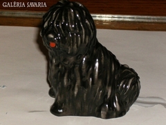 Herendi porcelán kutya figura