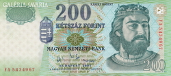 200 Forint 2007 FA  -  UNC