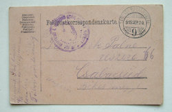 Feldpostkorrespondenzkarte - Tábori posta (27.)