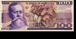 Mexico 100 pesos 1979 UNC