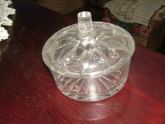 Antique glass bonbonier