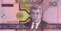 Türkmenisztán 50 manat 2005 Unc