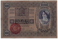 1918 10000 Korona Szép MO. bélyegzés!