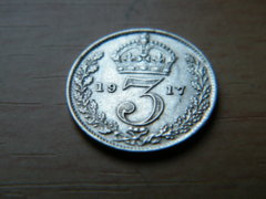 Brit 3 Pence 1918