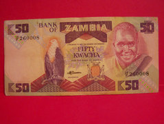 50 Kwacha - Zambia / 1986 /.