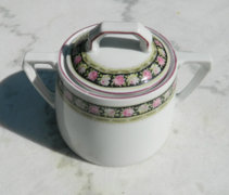 Antique approx. 100 year old numbered sugar bowl bonbonier
