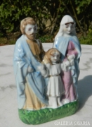 Antique approx. 80-year-old statue group - holy family