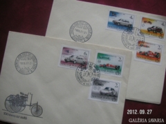 Stamp, 100 years of the car, 1986