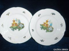 Drasche small plate, cake plate - two pieces together