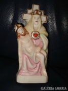 Ritka hollóházi szobor: Mária Jézussal 