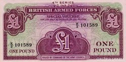 Egyesült Királyság Katonai kiadás 1 font 1962 Unc