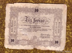 Tíz forint - Kossuth bankó INGYEN POSTA