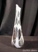 B116 F1 Nagyméretű fújt üveg művészi váza 40 cm