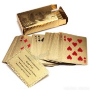 KIÁRUSÍTÁS! 24 Karátos Arany Pókerkártya 100 $ hátlap