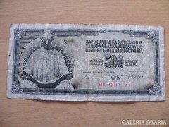 JUGOSZLÁVIA 500 DINÁR 1981