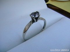 Antik szoliter ezüst gyűrű