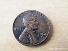 USA 1 CENT 1964 D LINCOLN