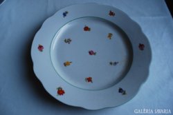 Zsolnay  1 db virágos lapos tányér (f)
