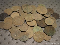 Tisztítatlan római érmék  45db