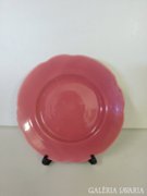 Zsolnay rózsaszín tányér