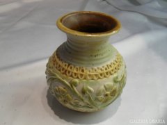 Kerámia váza, öblös 12 cm-es