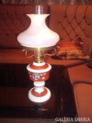 Régi Wallendorf porcelán petróleum lámpa