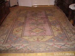 Óriási antik kézi csomozású török perzsa szőnyeg