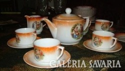 Csodás barokk - jelenetes Antik DRASCHE teás