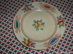 Antik festett tányér - APÁTFALVA?