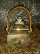 Tea fű tároló "Japán" kézzel festett " Jelzett "  