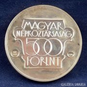 500Ft ezüst Budapesti Kulturális Fórum 1985