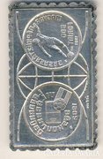 1982-es labdarúgó v.b-ezüst emlék,bélyegformában.