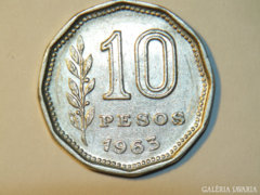 10 Peso - Argentina - 1963.