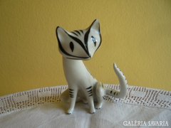 Art deco Hollóházi cica