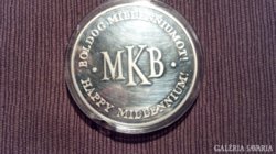 1 unciás MKB bank befektetési ezüstérme