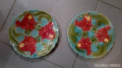 Antik zsolnay tányérok 1880 körül