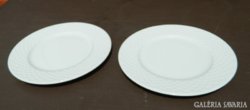 Fehér plasztikus mintás Mitterteich sütis tányér pár