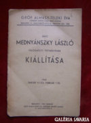 Mednyánszky László  katalógus 1943-ból