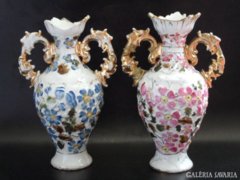 Zsolnay TJM családi pecsétes váza párban