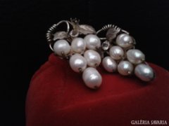 Ezüst ötvös remek tenyésztett gyöngyökkel
